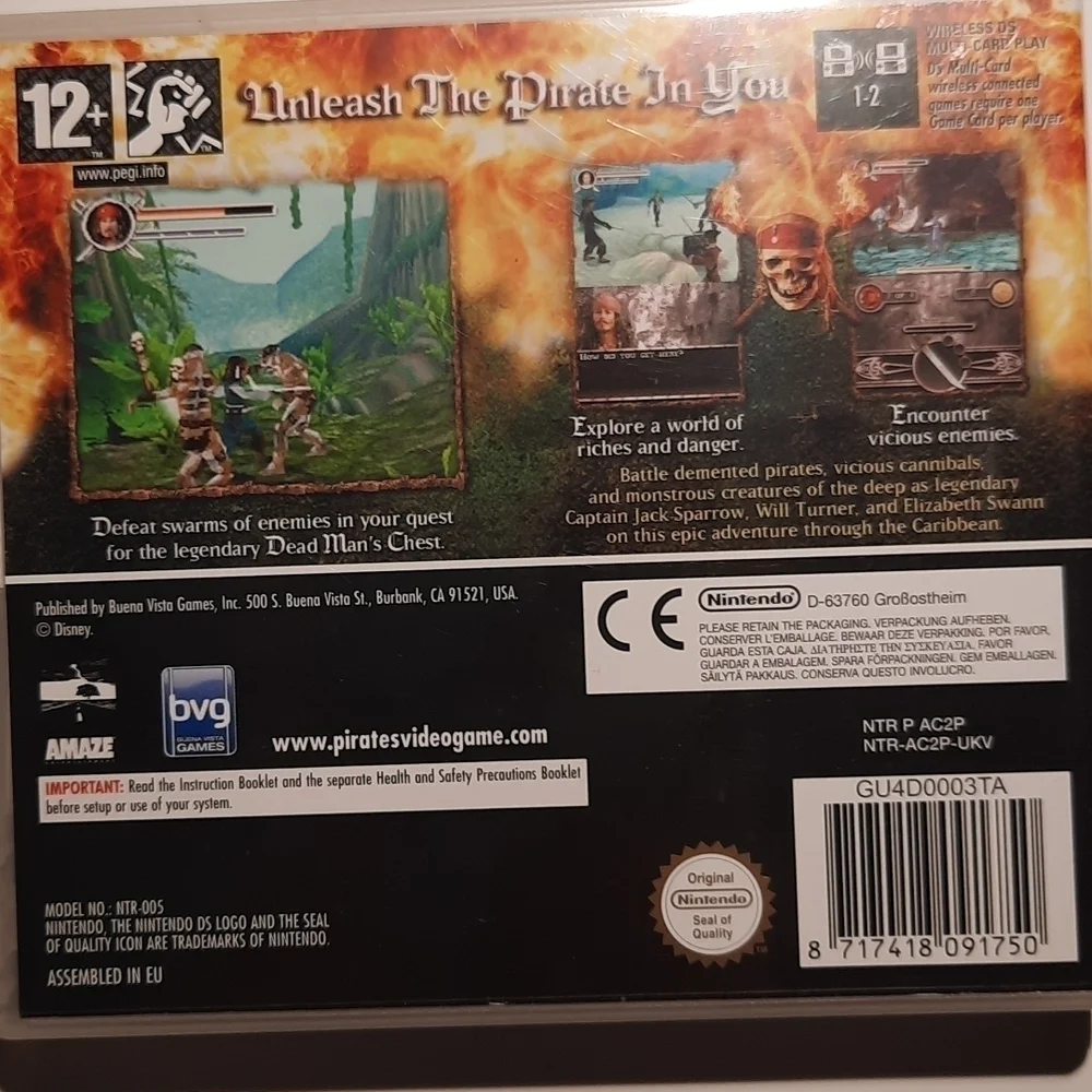 Nintendo DS Pirates of the Caribbean